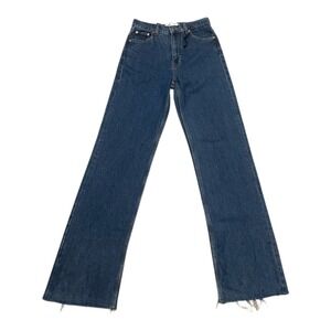 Zara Blue Wide-Leg Jeans